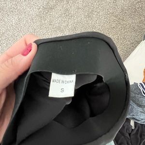 Black Silk Skirt